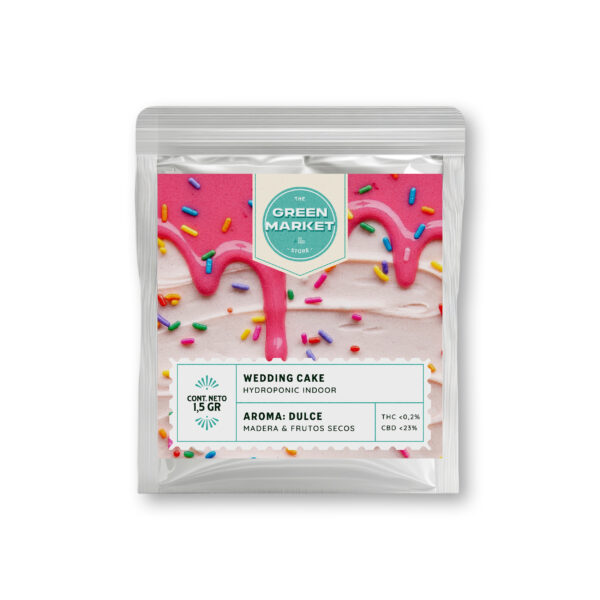 CBD FLOWERS WEDDING CAKE